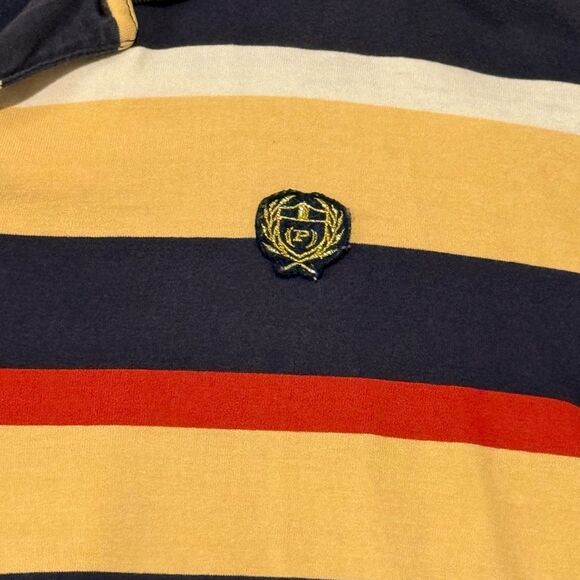 Phat Farm 3XL Polo Shirt Y2K Vintage 90s Baggy Fit Stripe Skater Retro Hip Hop - Picture 3 of 12